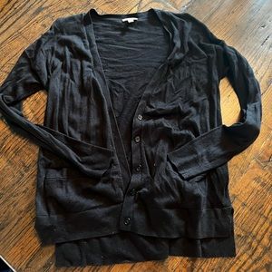 Black cardigan